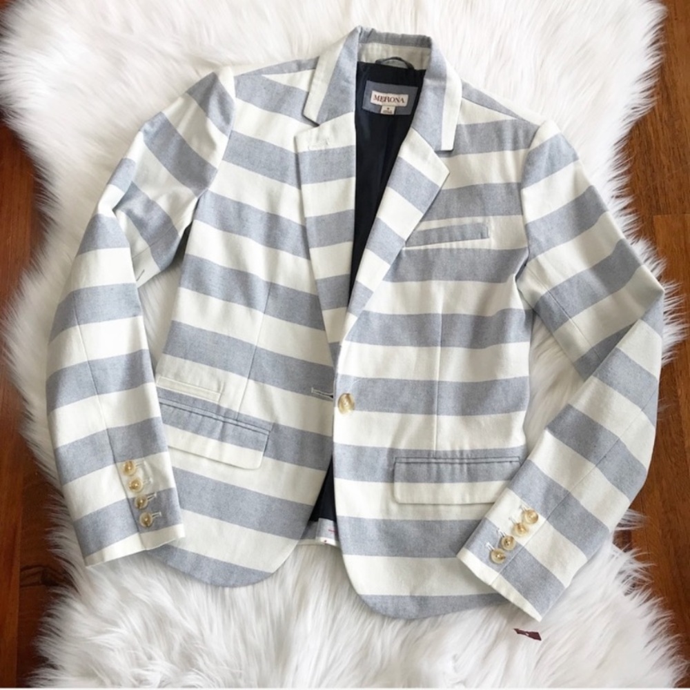 {Merona} Striped Structured Blazer